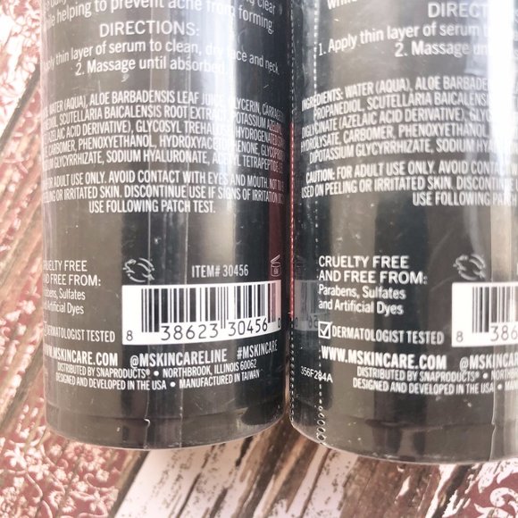 M Skin Care Acne Control Serum Men's Beauty 2Pk - Picture 6 of 6